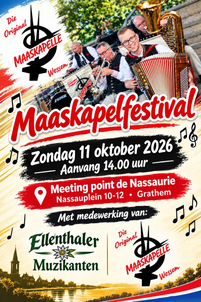 Affiche Maaskapelfestival 11 oktober 2026